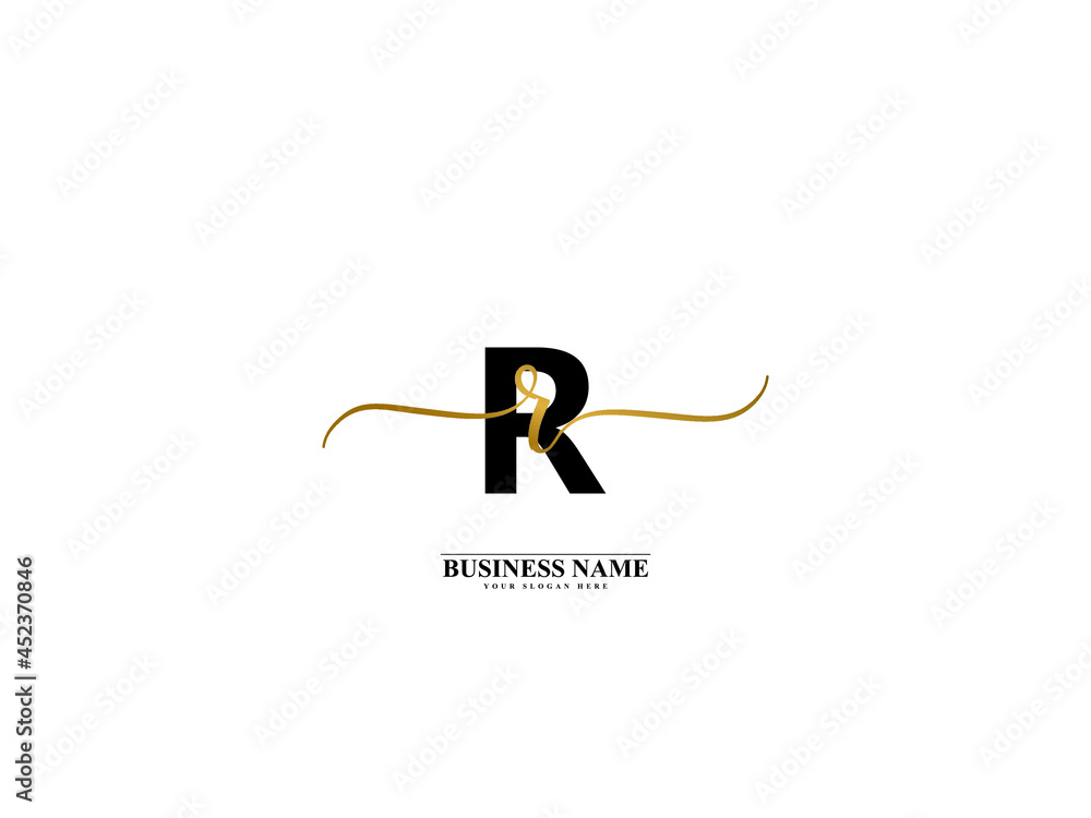 Letter RR Logo, creative rr r r signature logo for wedding, fashion