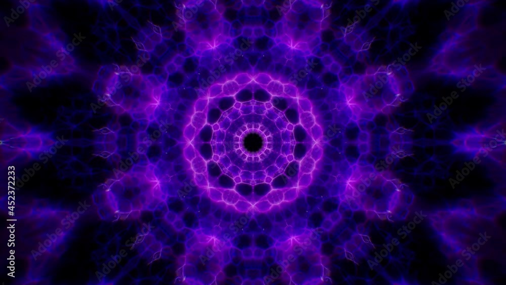 Fractal Plasma Tunnel Background Loop Fractal Plasma Tunnel Background Loop