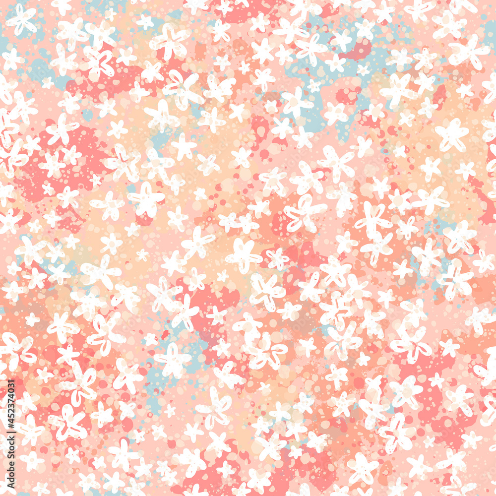Vector hand-drawn natural ornament on textured background. Antique shabby seamless pattern for printed products like wallpapers, packaging, textiles. Modern design in trendy style. Vector hand-drawn natural ornament on textured background. Antique shabby seamless pattern for printed products like wallpapers, packaging, textiles. Modern design in trendy style.