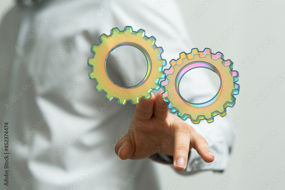 Cogs and gear wheel mechanisms. Hi-tech digital technology and engineering. Abstract technical background.. Cogs and gear wheel mechanisms. Hi-tech digital technology and engineering. Abstract technical background..