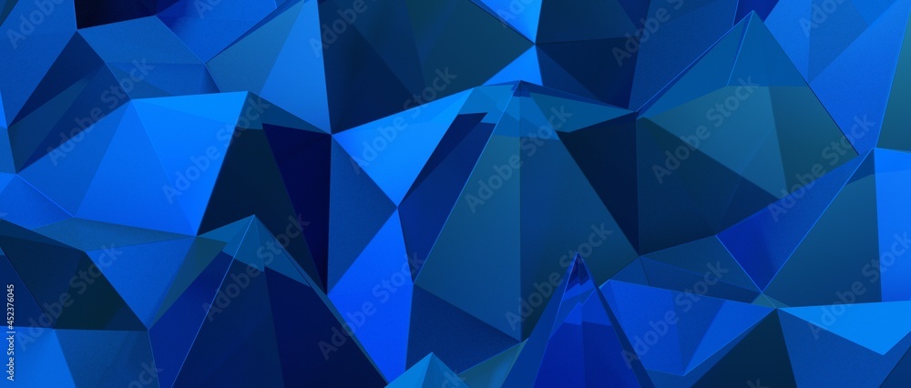 3d render, abstract blue crystal background, faceted texture, macro panorama, wide panoramic polygonal 3d render, abstract blue crystal background, faceted texture, macro panorama, wide panoramic polygonal