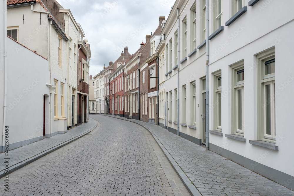 Obraz premium Bosstraat Bergen op Zoom, Noord-Brabant province, The Netherlands