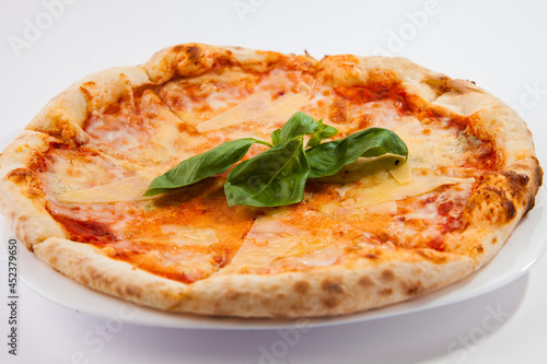 pizza on a plate