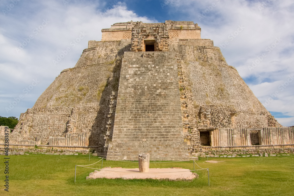 Mayan pyramid of Uxmal, Mexico