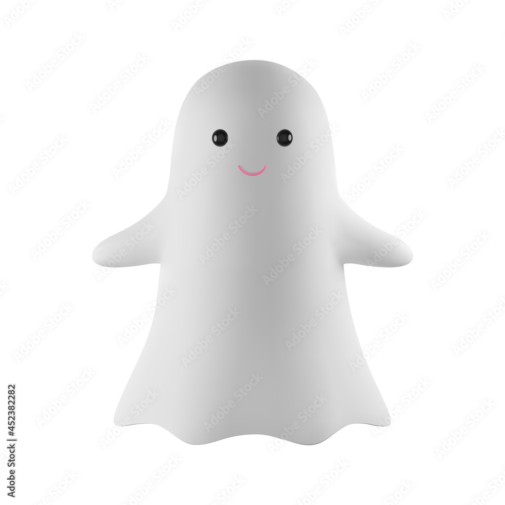 Ghost on a white background. Cute character. Vector EPS 10 Ghost on a white background. Cute character. Vector EPS 10