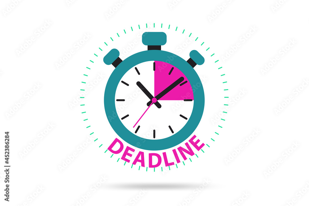 Concept of deadline in time management Concept of deadline in time management