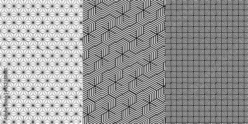 patrones vectorial rectos blanco y negro 