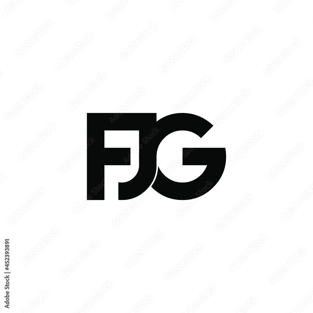 fjg initial letter monogram logo design fjg initial letter monogram logo design