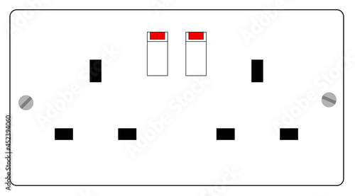 A UK dual plug hole photo