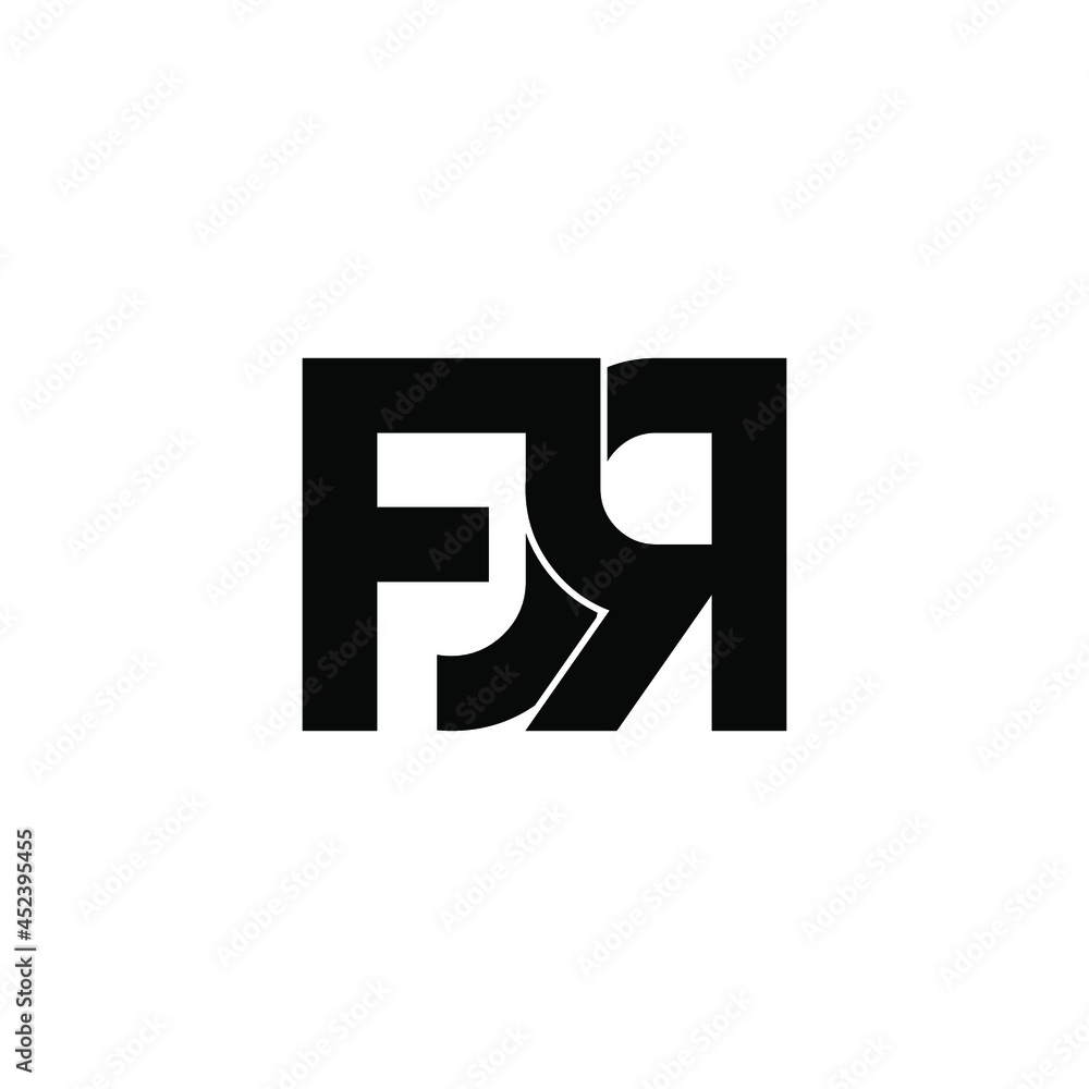 fjr initial letter monogram logo design fjr initial letter monogram logo design