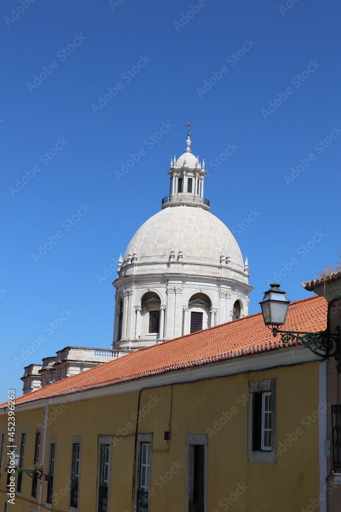 Coupole du Panthéon National portugais à Lisbonne, Portugal