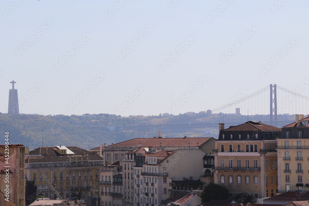 Vue panoramique de Lisbonne, Portugal