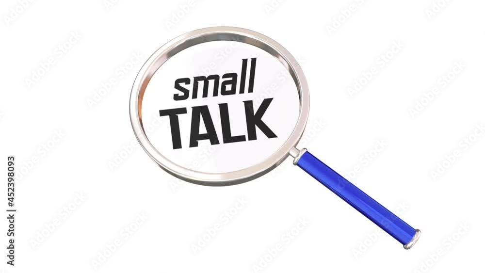 Small Talk Communications Magnifying Glass Gossip Rumor 3d Animation Small Talk Communications Magnifying Glass Gossip Rumor 3d Animation