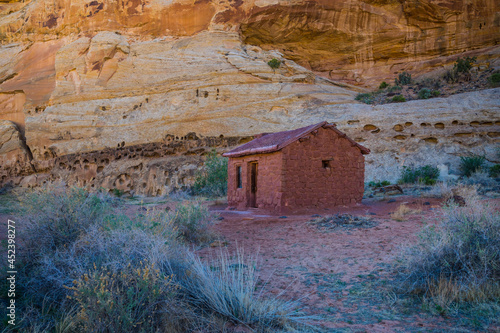 Old Behunin Cabin at Capitol Reef National Park photo