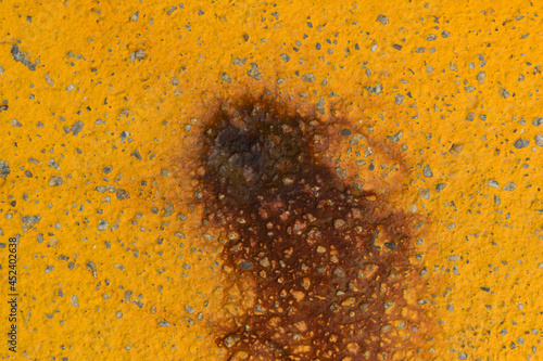 Yellow Rock Texture with Burn Mark