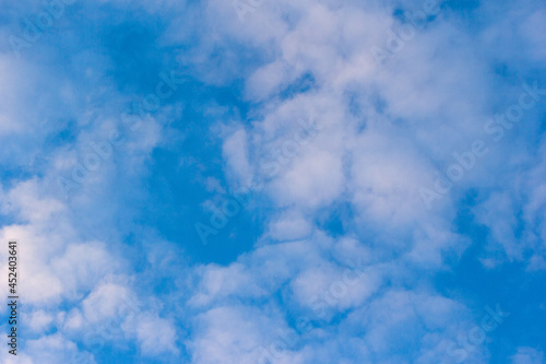 blue sky with clouds 0027