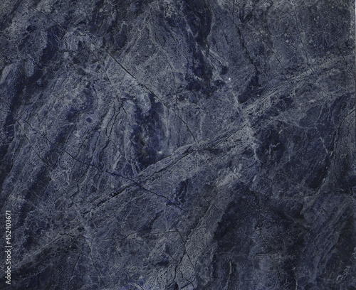 Deep dark blue marble texture background. Elegant and luxurious stone surface.