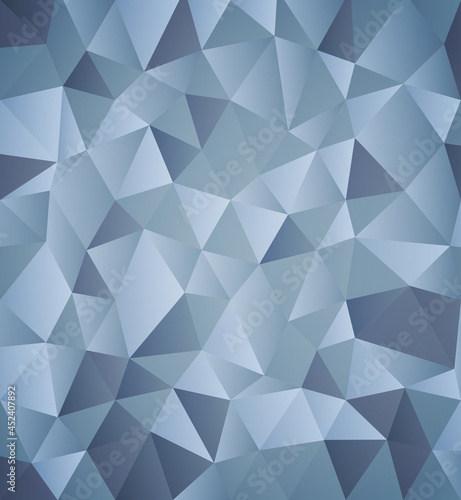 The Abstract Blue Triangles Pattern Design