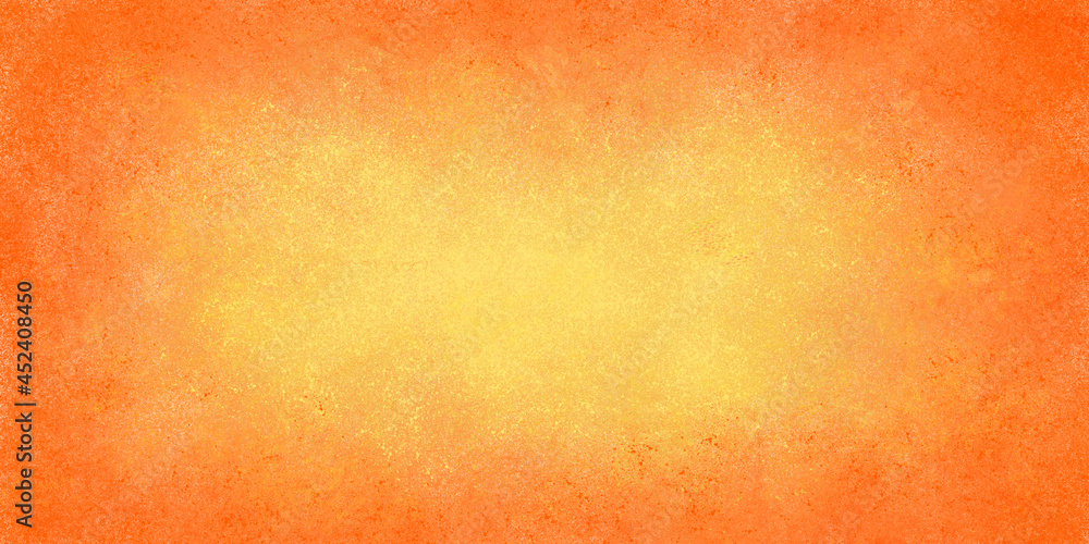 Watercolor fire background. Orange-yellow grunge texture