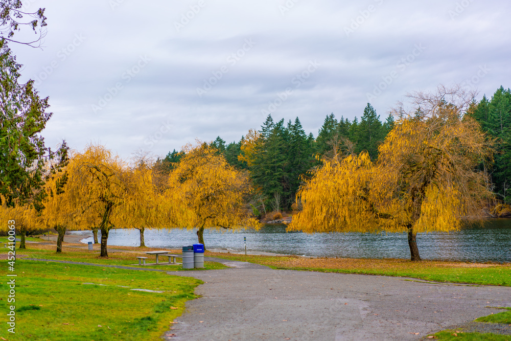 Obraz premium カナダのヴィクトリアの観光名所を旅行している風景 Scenes from a trip to the sights of Victoria, Canada. 