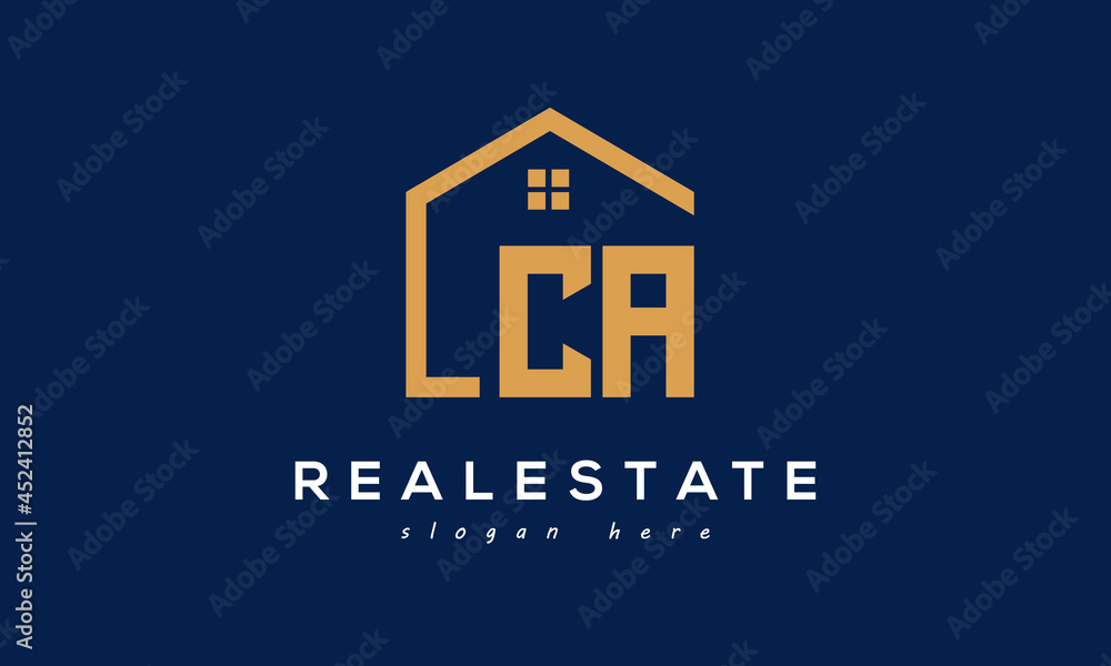 CA three Letters creative circle logo design CA three Letters creative circle logo design