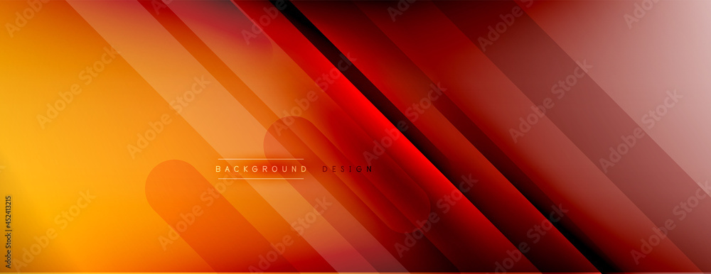 Abstract background - lines composition created with lights and shadows. Technology or business digital template. Trendy simple fluid color gradient abstract background with dynamic Abstract background - lines composition created with lights and shadows. Technology or business digital template. Trendy simple fluid color gradient abstract background with dynamic