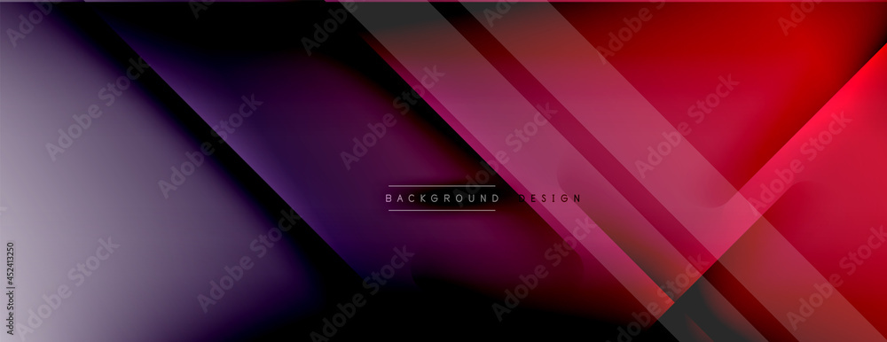 Abstract background - lines composition created with lights and shadows. Technology or business digital template. Trendy simple fluid color gradient abstract background with dynamic Abstract background - lines composition created with lights and shadows. Technology or business digital template. Trendy simple fluid color gradient abstract background with dynamic