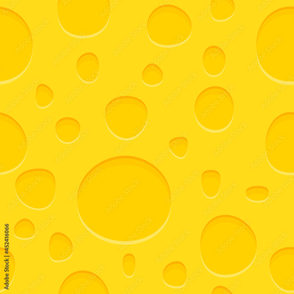 Seamless cheese texture pattern background with holes. Seamless cheese texture pattern background with holes.
