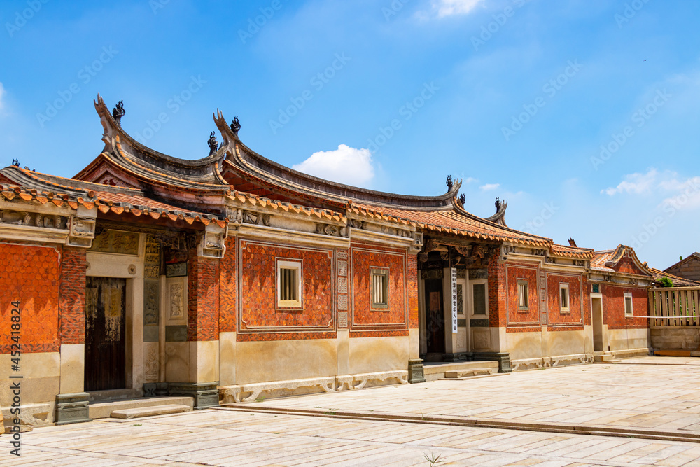 Ancient residential buildings in Southern Fujian, China.
