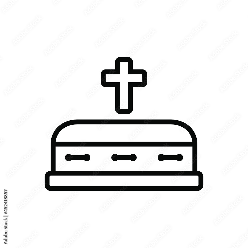 Obraz premium Coffin icon