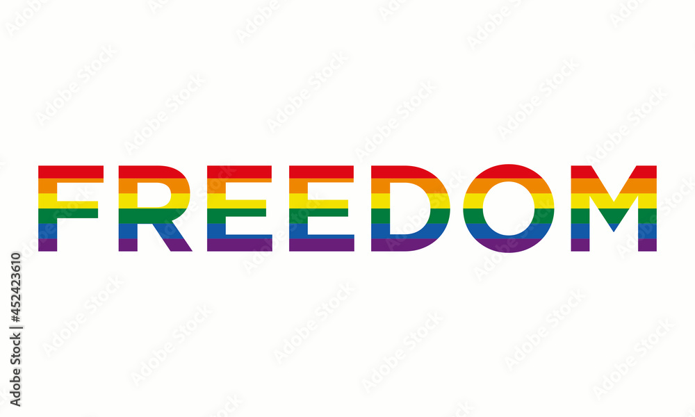 Fototapeta premium LGBT FREEDOM
