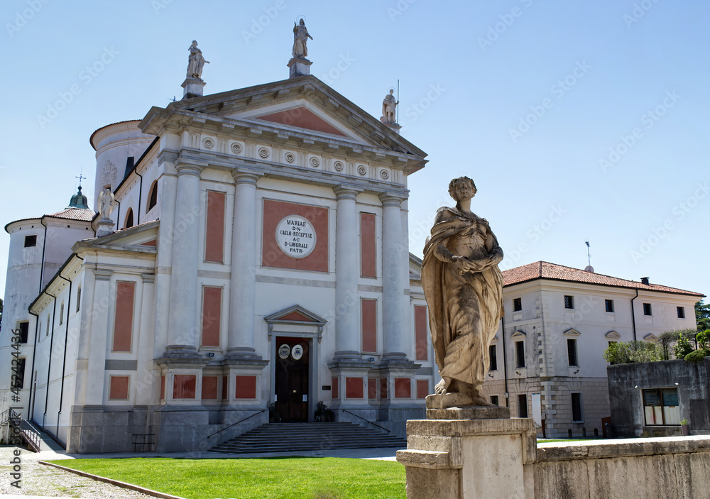 The Cathedral (Duomo di Santa Maria Assunta e San Liberale) of Castelfranco Veneto. Treviso, Italy