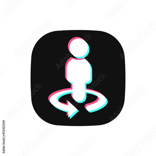 Businessman Circle - Sticker