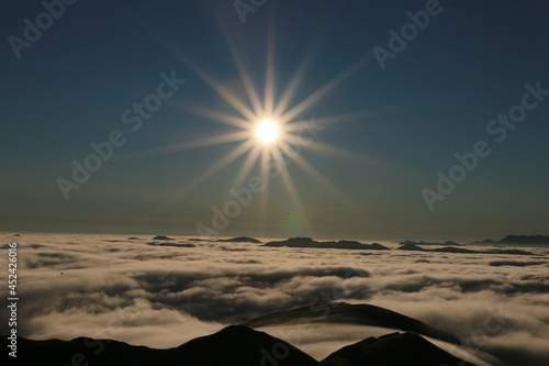 Lever de soleil dans les Hautes Pyrénées