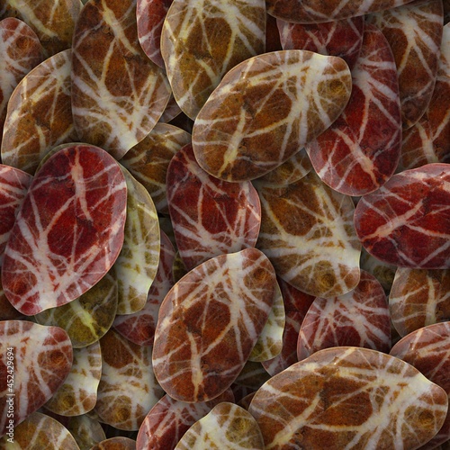 Wet sea stones background. ...