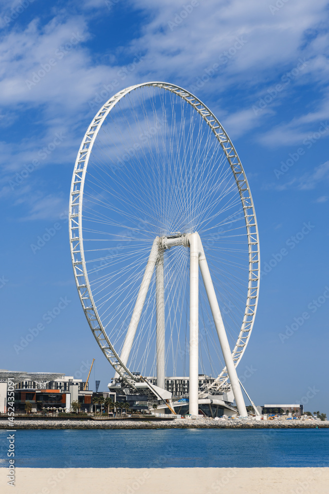 Large ferrris wheel Dubai Eye in United Arab Emirates Large ferrris wheel Dubai Eye in United Arab Emirates