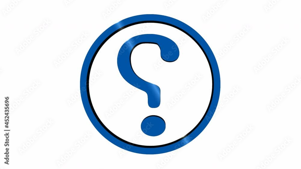Loopable animated rotating 3d question mark in 4k UHD resolution. Loopable animated rotating 3d question mark in 4k UHD resolution.
