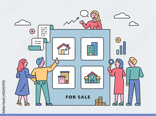 People are searching for various real estate listings.