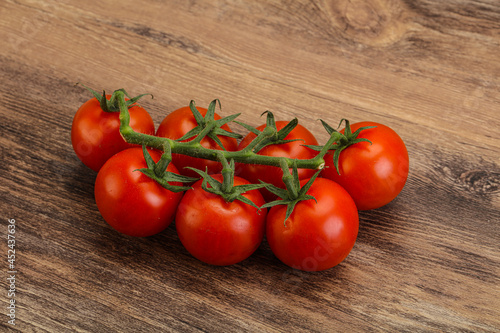 Fresh ripe cherry tomato branch