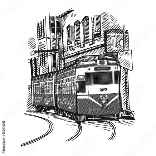 trem train drawing illustration vector