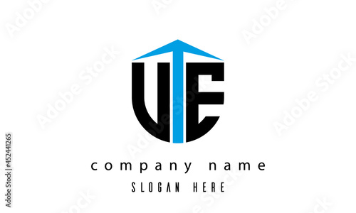 Free Download UE shield creative latter logo vector - GFXLoad