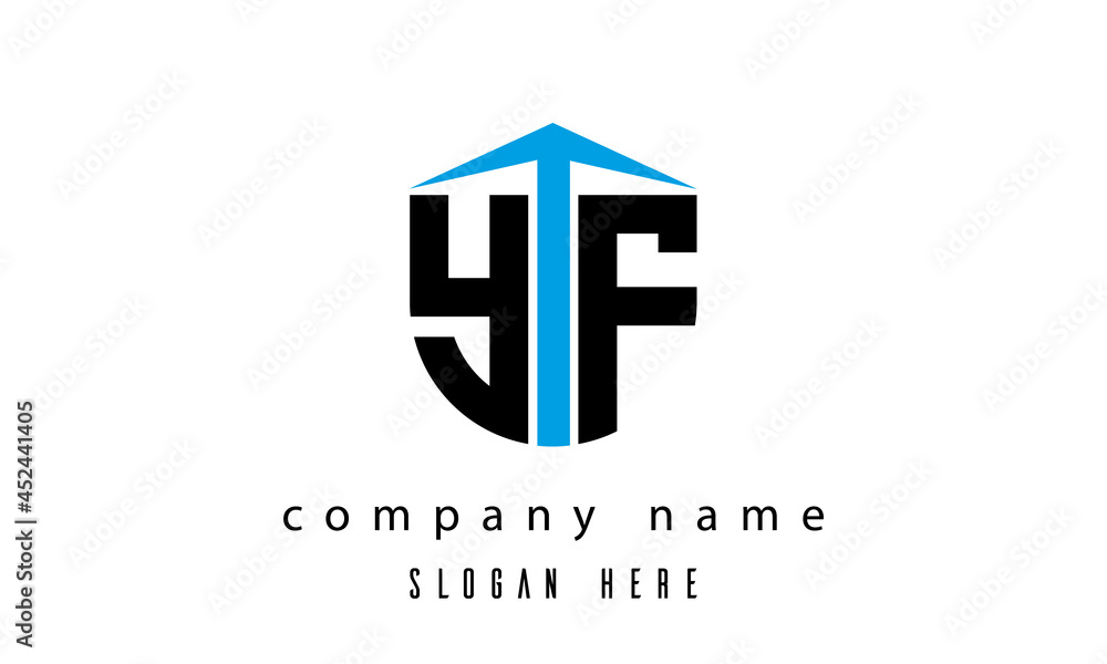 YF shield creative latter logo vector YF shield creative latter logo vector