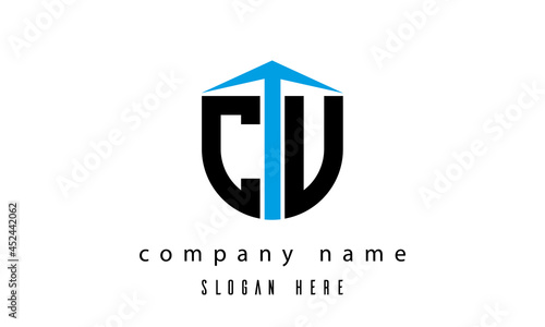 Free Download CU shield creative latter logo vector - GFXLoad