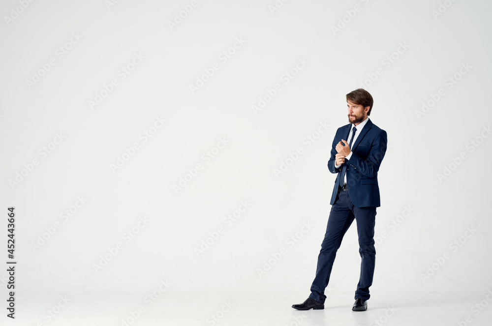 man in a jacket and tie emotions successful happy boss man in a jacket and tie emotions successful happy boss