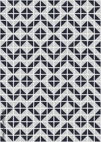 Abstract Geometric Pattern generative computational art illustration