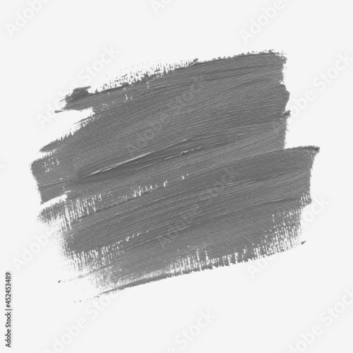 Textured brush stroke abstract art oil  paint background. Grunge design vector isolated.