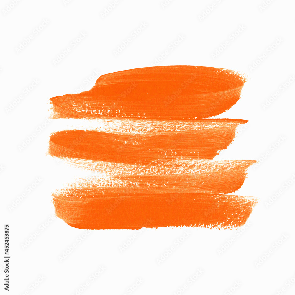 Orange brush stroke paint background vector. Perfect design for logo, headline and sale banner. Orange brush stroke paint background vector. Perfect design for logo, headline and sale banner.