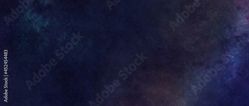 暗い星空のイラスト背景 バナー 夜 グラデーション 星雲 綺麗 繊細 光 宇宙 ダーク 水彩 Stock Illustration Adobe Stock