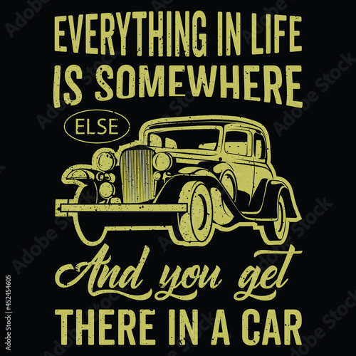 car t shirt design