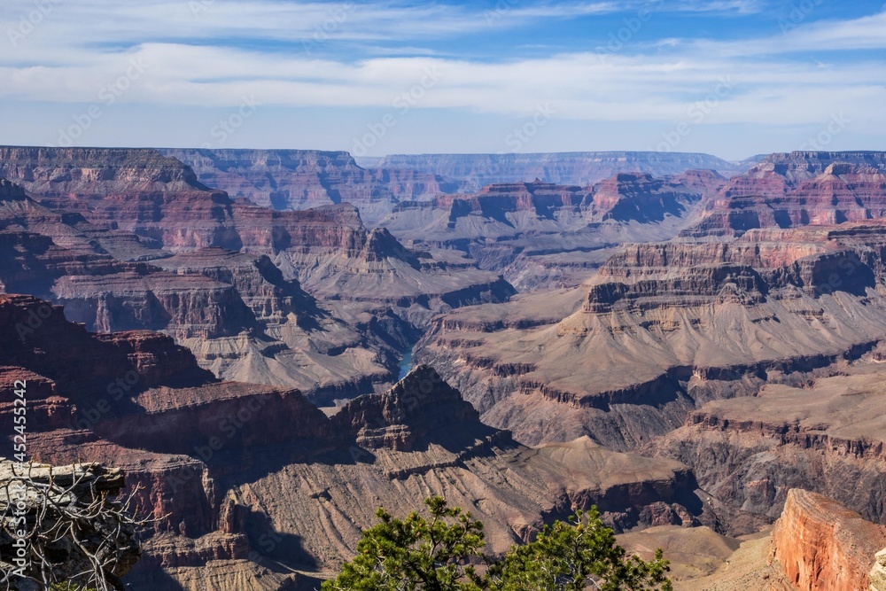An overlooking landscape view of Grand Canyon National Park, Arizona An overlooking landscape view of Grand Canyon National Park, Arizona